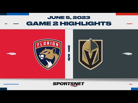 Stanley Cup Final Game 2 Highlights | Panthers vs. Golden Knights - June 5, 2023