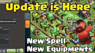 Update is here | New Spell and Hero Equipments  | Coc Malayalam