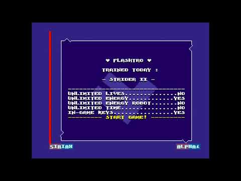 Amiga 500 - Crack Intro Strider II By Flashtro