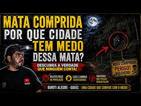 A MATA QUE TODO MUNDO DE BURITI ALEGRE-GO TEM MEDO!  O QUE ERA AQUILO NA MATA CUMPRIDA?