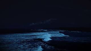 3H Ocean Sounds | Sleep Aid with Soft Waves and Dark Ambience