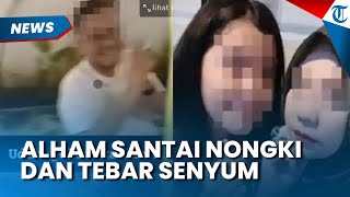 Sikap Santai Suami Korban Penusukan di Medan Disorot, Alham Nongkrong Tebar Senyuman