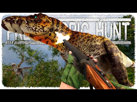 This Jungle is BRUTAL (the T-REX found me...) | PREHISTORIC HUNT