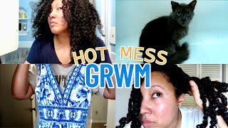 HOT MESS GRWM - SEEING MY BOYFRIEND AFTER A MONTH!! ✈️🇮🇹🇪🇸