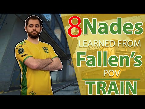 8 nades learned from Fallen's POV - Train