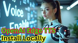 OpenAI Edge TTS Local Install And Serve As Voice For Local LLM - AI Voice TTS