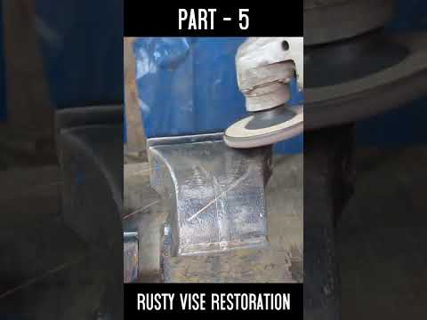 Old Vise Restoration 🔥 Perfect Restoration - Part 5 #Shorts