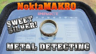 Metal Detecting: Silver Ring With Nokta Makro Impact
