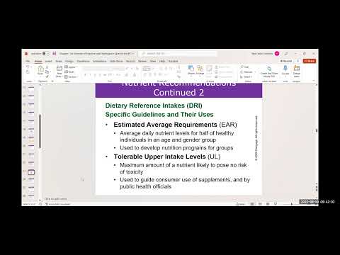 Nutrition Chapter 1 Overview of Health and Nutrition