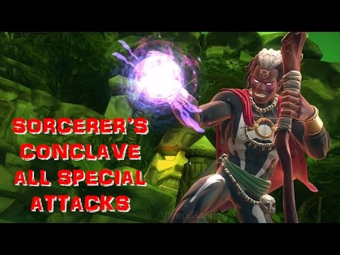 Marvel Contest of Champions - Doctor Voodoo All Specials | Sorcerer's Conclave Master Quest