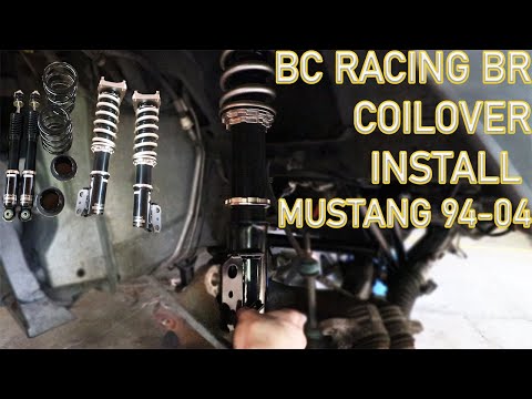 Mustang BC Racing BR Coilover install (94-04)