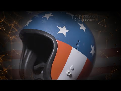 Stars and Stripes Motorcycle Helmet