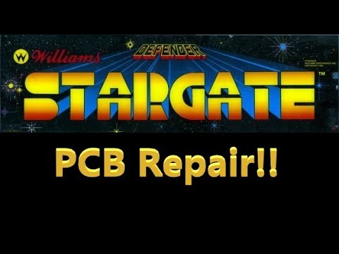 1981 Williams "Stargate" PCB Set Repair  -  1-31-22