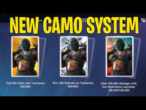 NEW Mastery Camo System in YEAR 8 Rainbow Six Siege