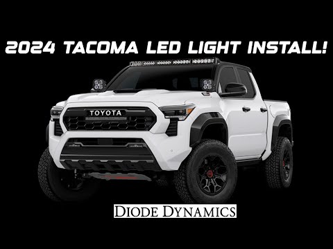 2024-2025 Toyota Tacoma LED Light Bar/Pod OEM Harness Install!