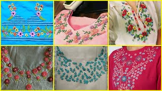 Blouse embroidery designs / neckline embroidery / hand embroidery designs / neckline embroidery