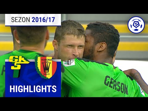 Górnik Łęczna - Korona Kielce 4:0 | SKRÓT | Ekstraklasa 2016/17 | 9. Kolejka