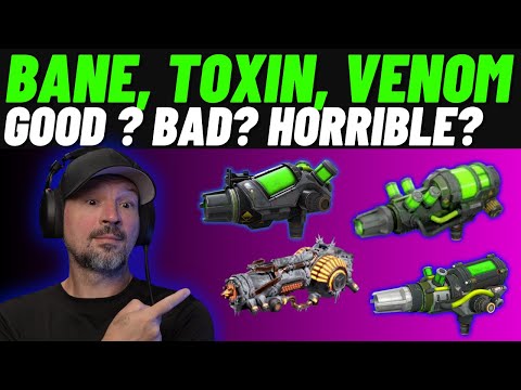 War Robots | Bane, Venom & Toxin | Are Toxic Weapons Worth It?