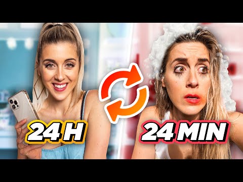 Vivre 24h en 24 minutes! *CHALLENGE EXTRÊME* | DENYZEE