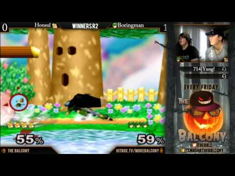 Melee @ the Balcony 67 - Winners R2 ft. Honsul (Fox) VS Boringman (Marth)