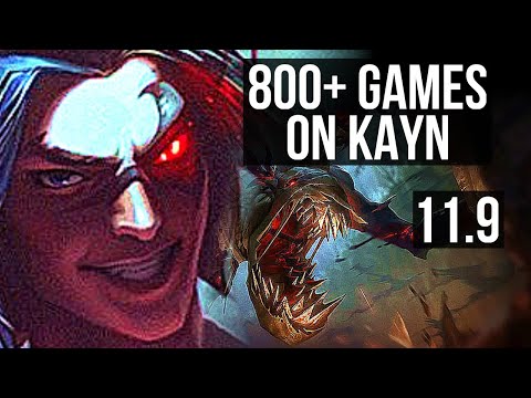 KAYN vs FIDDLESTICKS (JUNGLE) | Quadra, 800+ games, 1.3M mastery | EUW Diamond | v11.9