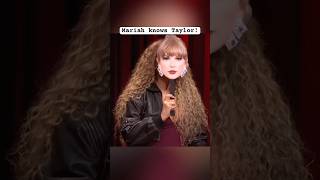 Mariah Carey knows who Taylor Swift is #mariahcarey #mariah #taylorswift