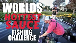 Worlds Hottest Hot Sauce Bass Fishing Challenge