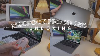 macbook pro m1 13" 2020 unboxing 🥚