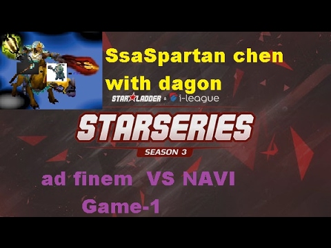 new meta dagon Chen  in NAVI vs ad finem game 1 sl-i season -3