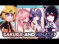 Naruto And His Friends Reacting To HINATA AND SAKURA AS RAIDEN AND YAE MIKO Bielly