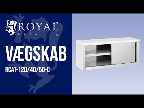 Produktvideo - Vægskab - 1200 x 400 x 500 mm  - Royal Catering - 130 kg