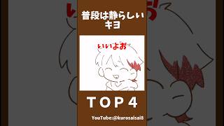 #top4 #キヨ #牛沢 #ガッチマン #レトルト #ゲーム実況者