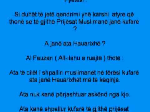Ata janë më të këqinjë se Hauarixhët (shejkh Feuzan Allahu e ruajt)