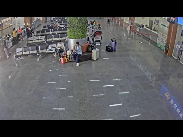 南竿航空站外候機室動態