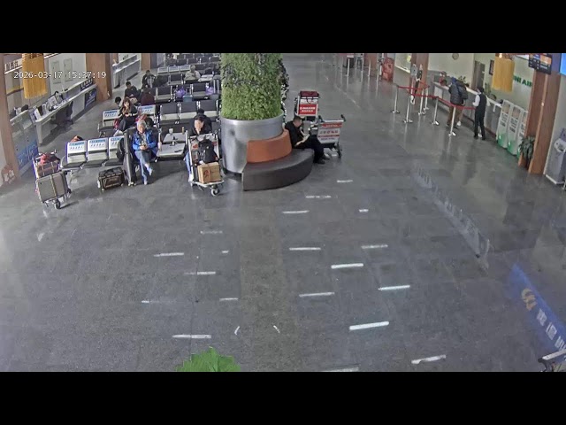 南竿航空站外候機室動態