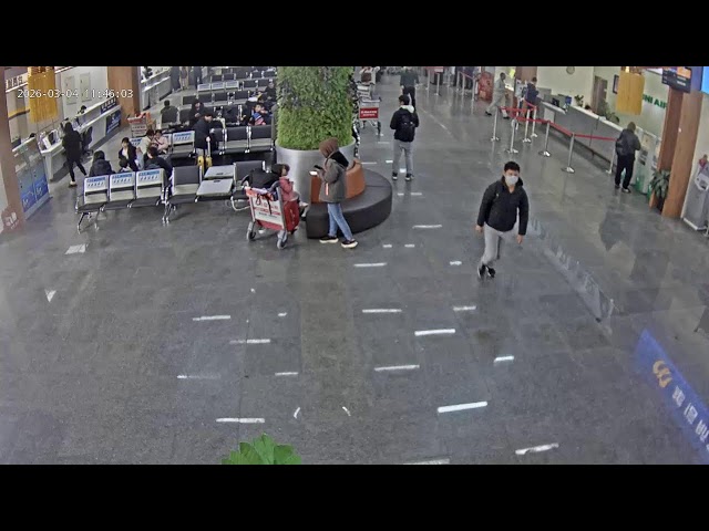 南竿航空站外候機室動態