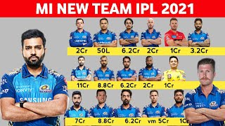IPL 2021 - Mumbai Indians New & Final Squad |