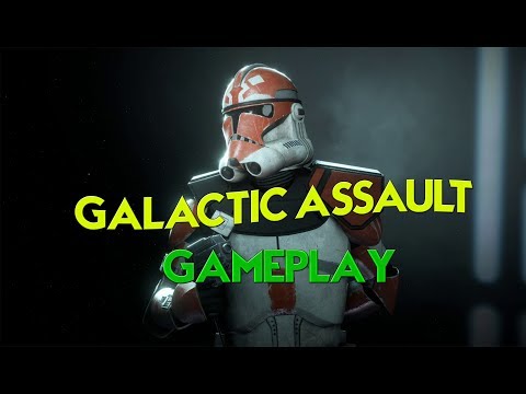 Star Wars Battlefront 2 Galactic Assault + 332nd Battalion Mod Gameplay (No Commentary)