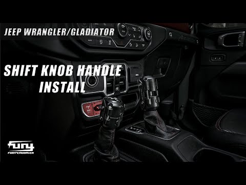 HOW TO INSTALL FURY JEEP WRANGLER JL GLADIATOR JT Car Shifter Knob Handle