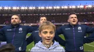 2016 - Rugby Game - National Anthem with Lyrics, S...