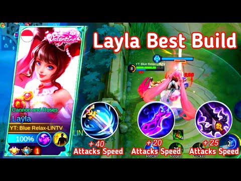 Layla Full Attacks Speed Build - Layla Best Build Item 2022 ~ MLBB