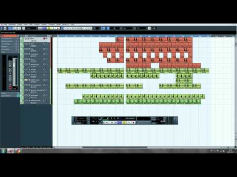 Making a quick beat in Cubase 5 + Arturia Anlog Experience The Laboratory 2012 *HD*