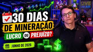 ⛏️💰 QUANTO GANHEI MINERANDO NO MÊS JUNHO/2026 COM MINHAS RIGS - LUCRO OU PREJUÍZO?