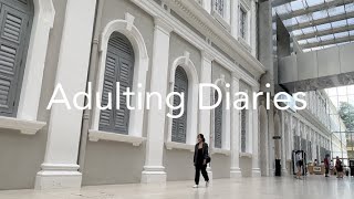 Adulting Diaries | Singapore museum visits, GRWM for art class at NAFA, spending alone time