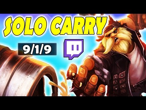 GRAGAS JUNGLE SOLO CARRY - Twitch Highlights [POTERE AGLI UNCUT]
