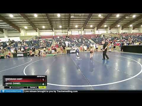 63 Lbs Semifinal - Brennan Hart, MI Vs Hayes Daniel, AR 3de1