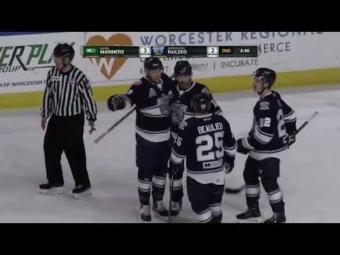 Maine Mariners @ Worcester Railers highlights - 3/12/23