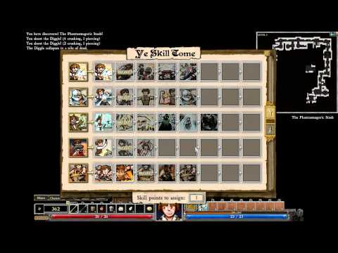 Dungeons of Dredmor Tutorial 01 - Basics (melee)