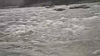 preview picture of video 'White Water on the Tweed at Makerstoun 1'