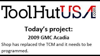 2008 GMC Acadia ECM/TCM Sequence